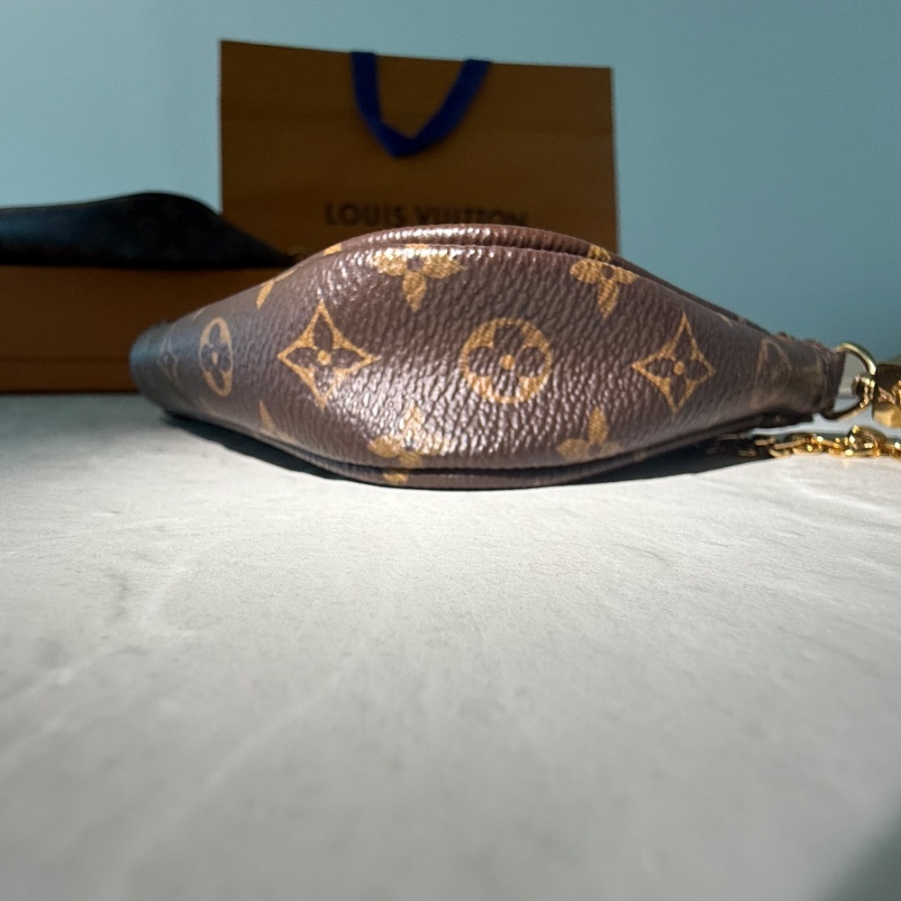 LOUIS VUITTON Multi Pochette Accessoires with dustbin, box and gift bag - Khaki - Picture 6 of 16